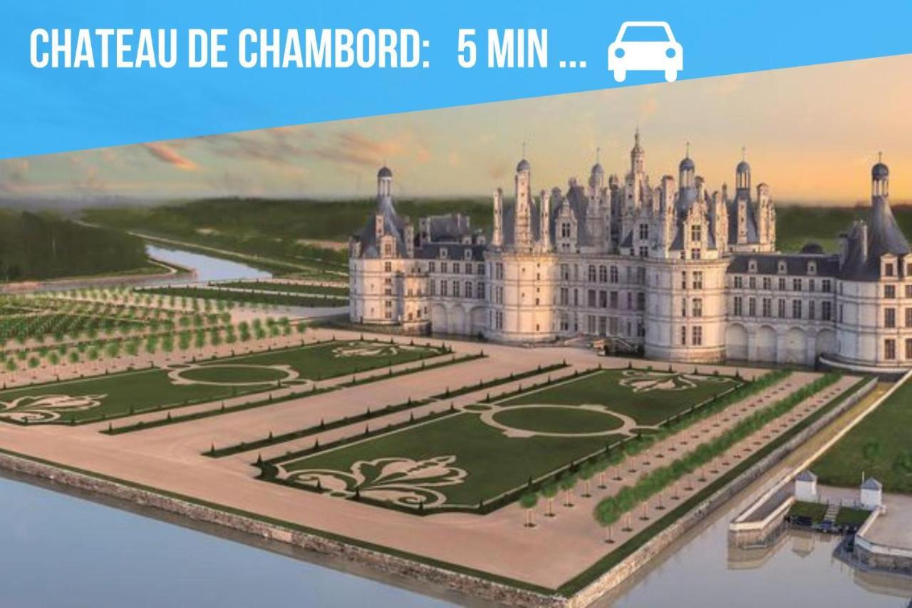 Willa Caporizon-Le Coffre Fort-Le Clos De Chambord Saint-Claude-de-Diray Zewnętrze zdjęcie